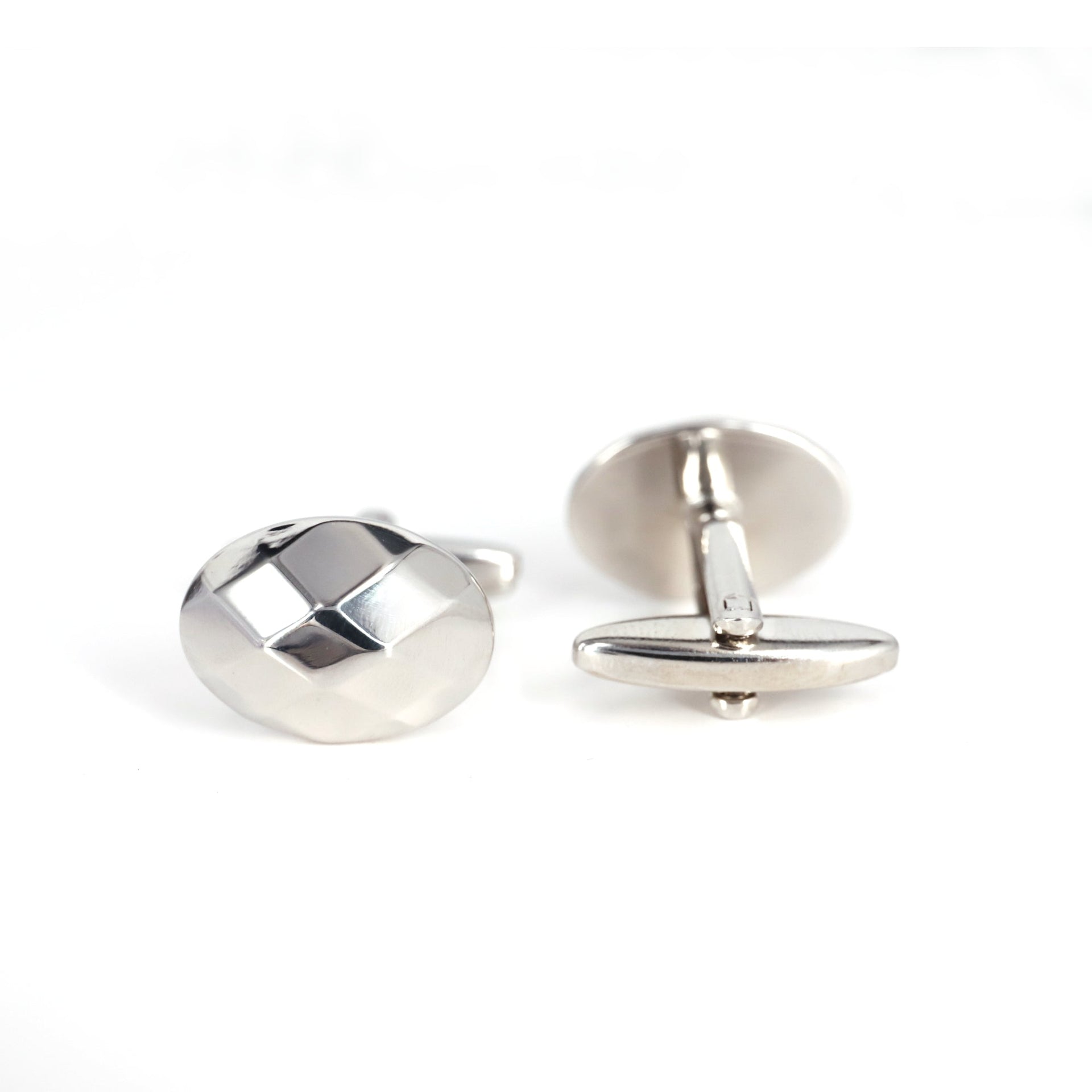 Silver Half Paragon Cufflinks