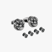 Celtic Knot stud set in sterling silver