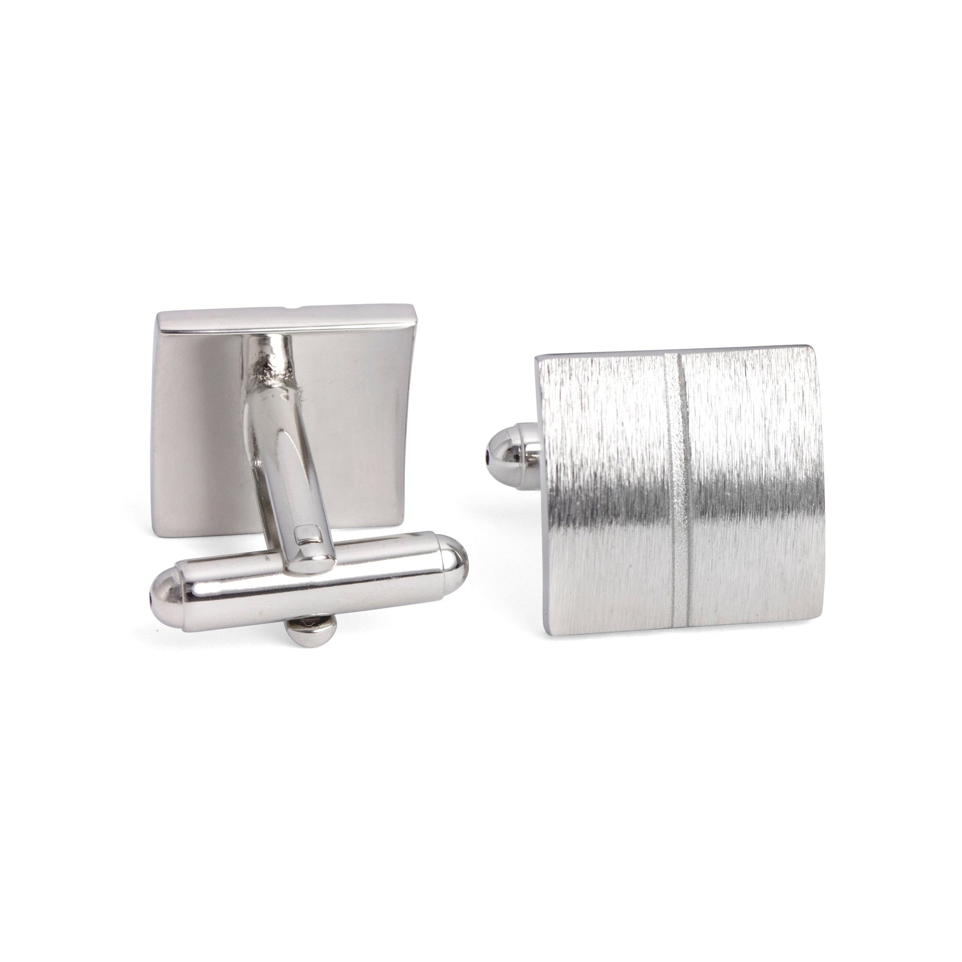 Classic Silver Square Cufflinks in various designs F