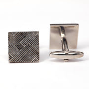 Classic Silver Square Cufflinks in various designs F