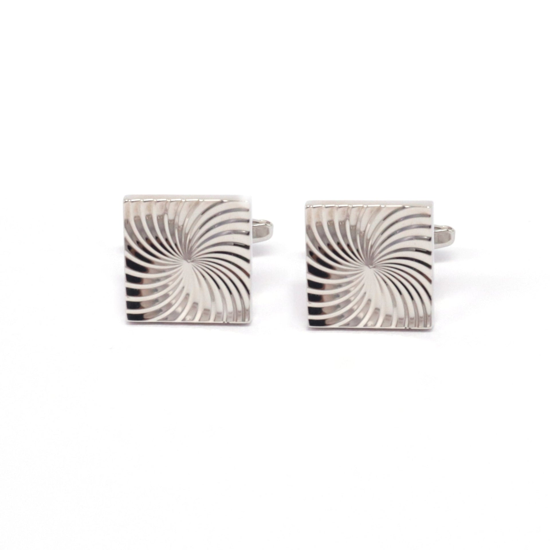 Classic Silver Square Cufflinks in various designs F