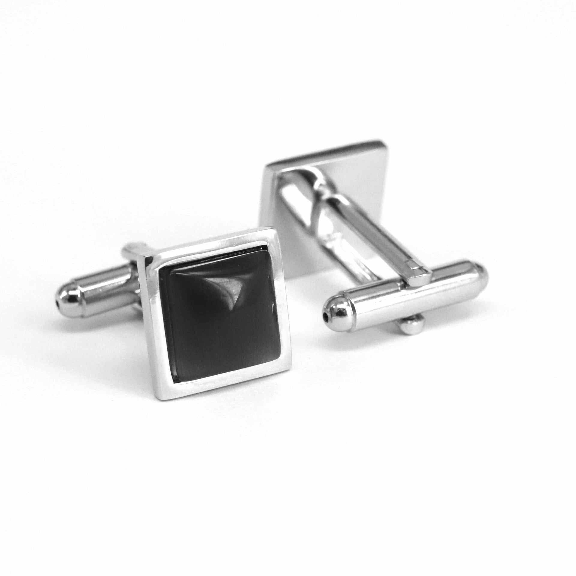 Fiber Glass (Small) Square Cufflinks A