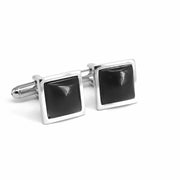 Fiber Glass (Small) Square Cufflinks A