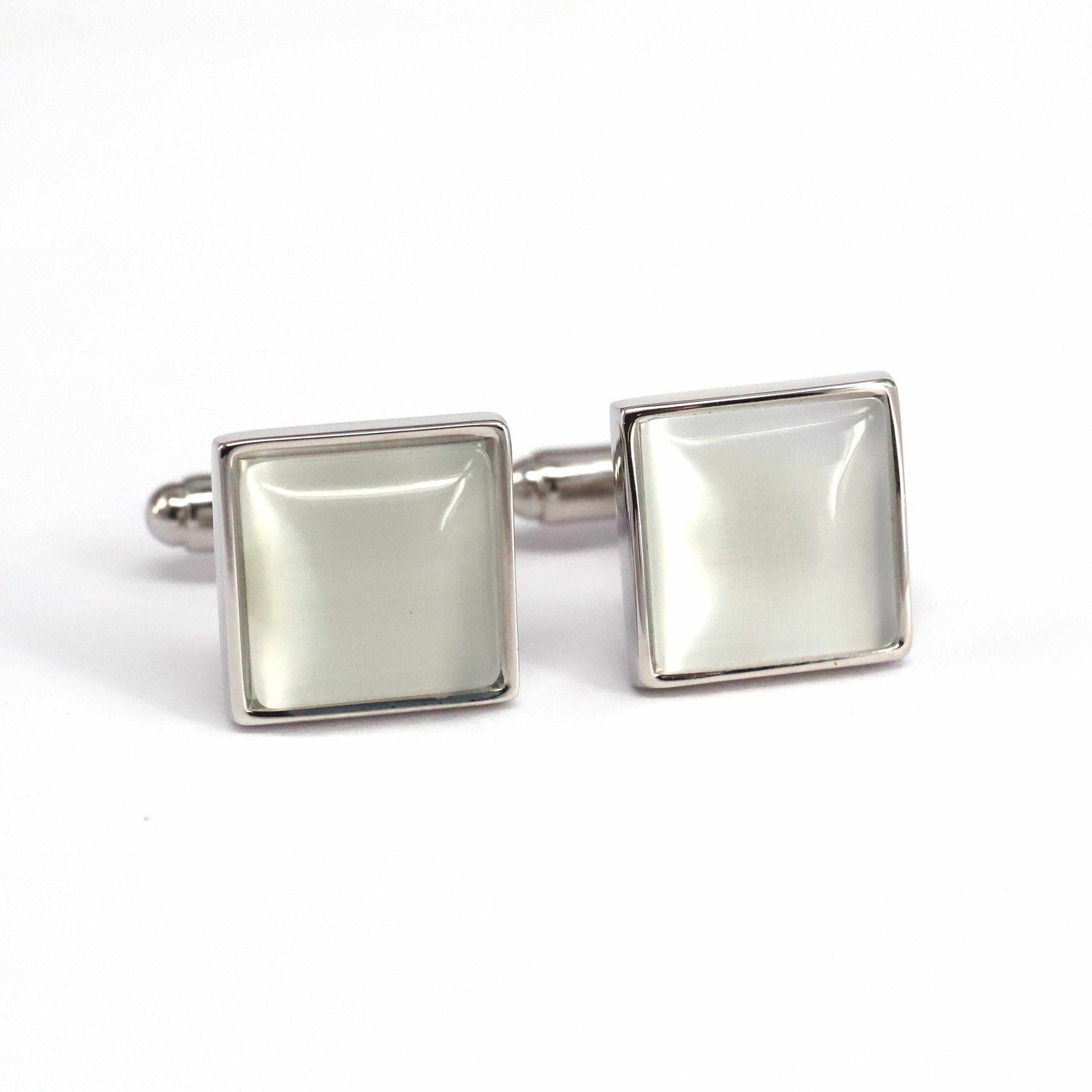 Fiber Glass (Small) Square Cufflinks A