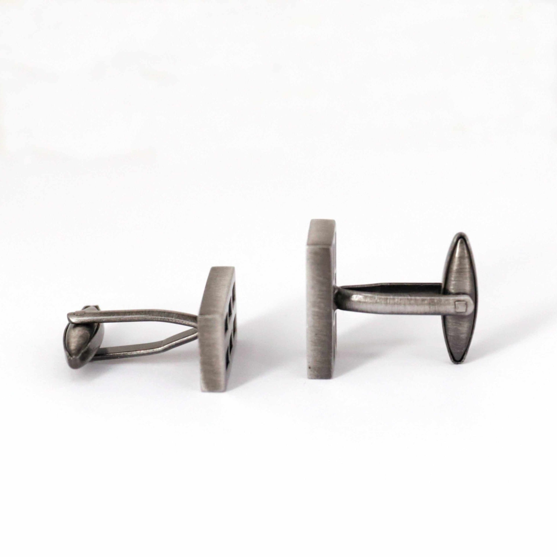 Gunmetal Window Grill Cufflinks