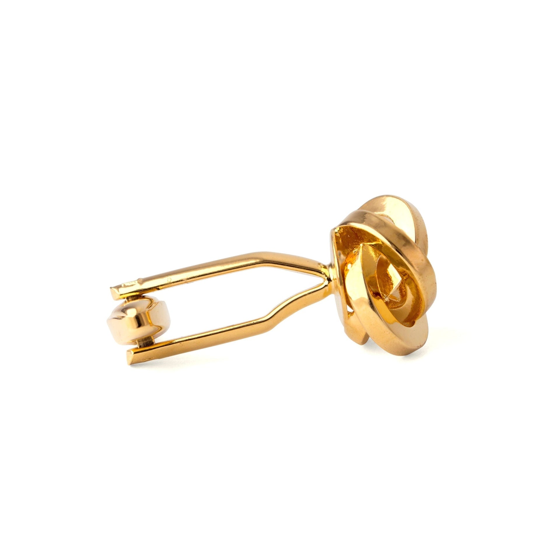 Knot Gold-toned brass cufflinks F