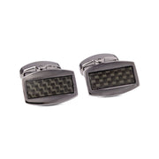 Marzthomson Carbon Fiber Cufflinks in Gunmetal