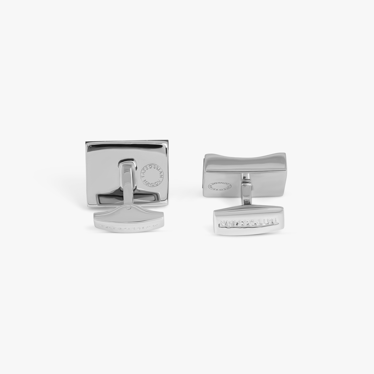 Mosaic City Line rectangular cufflinks in multicolour tones