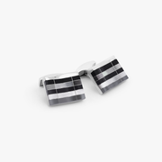 Mosaic City Line rectangular cufflinks in multicolour tones