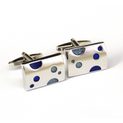 Purple Cheese Cufflinks