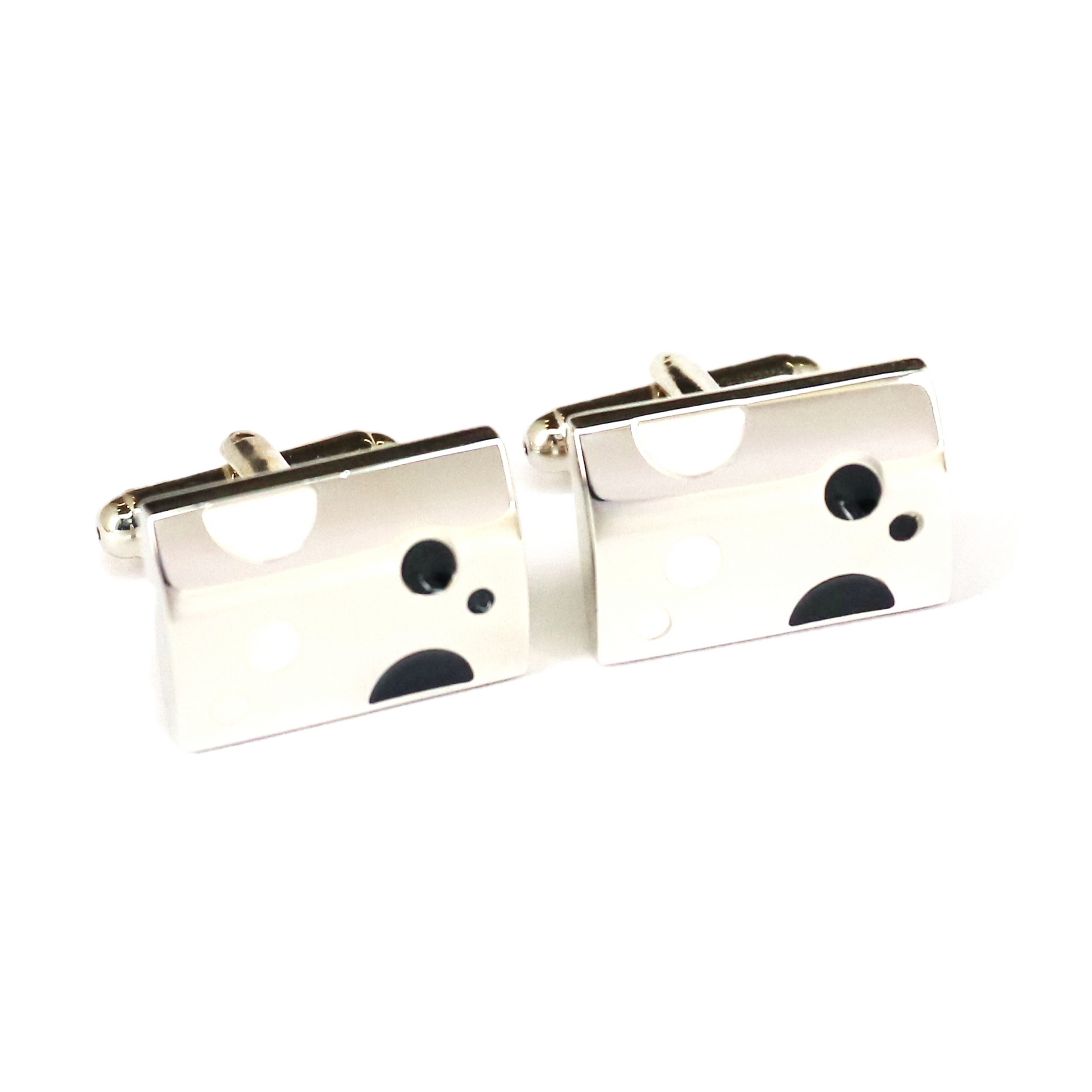 Purple Cheese Cufflinks