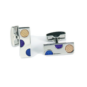 Purple Cheese Cufflinks