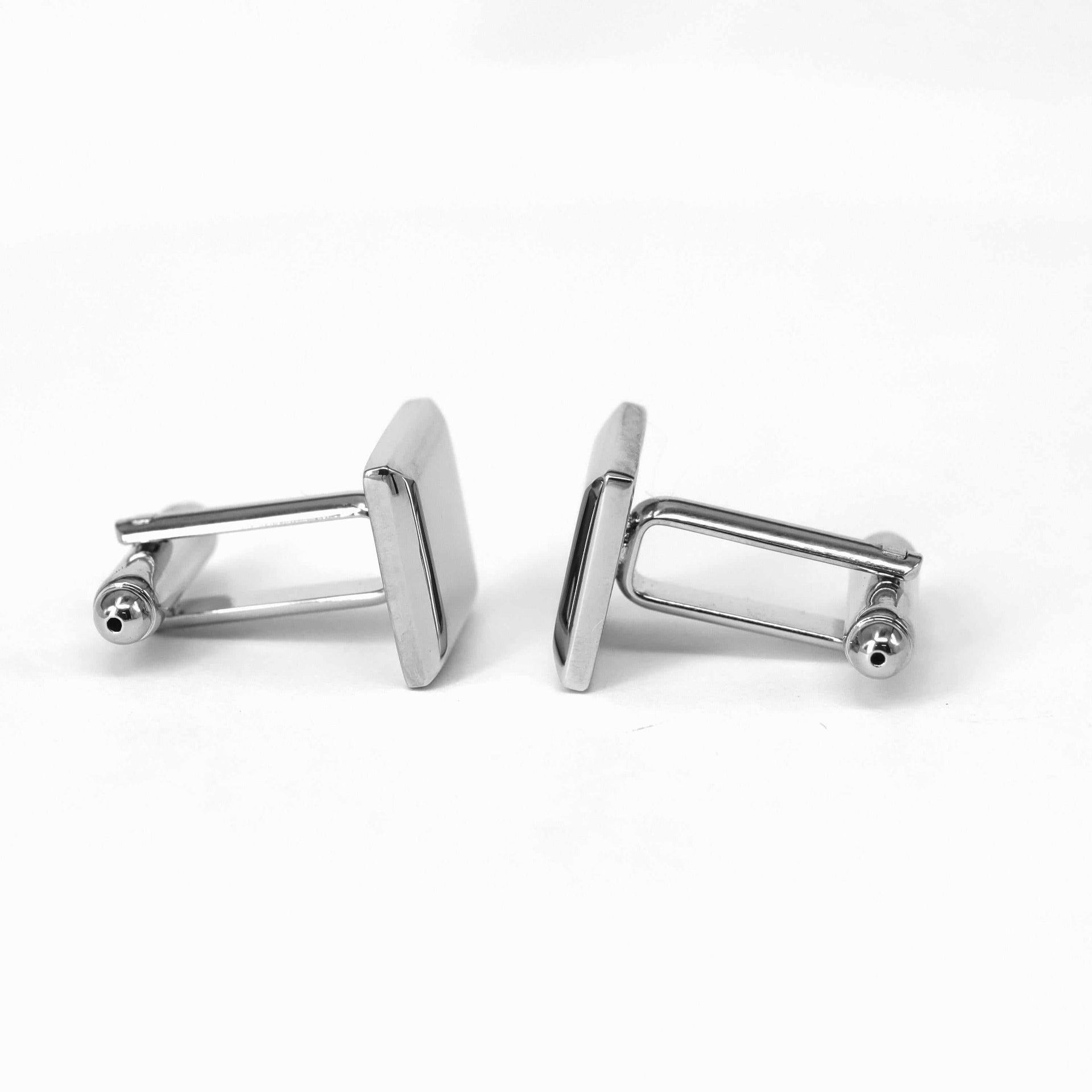 Square Cufflinks in Silver