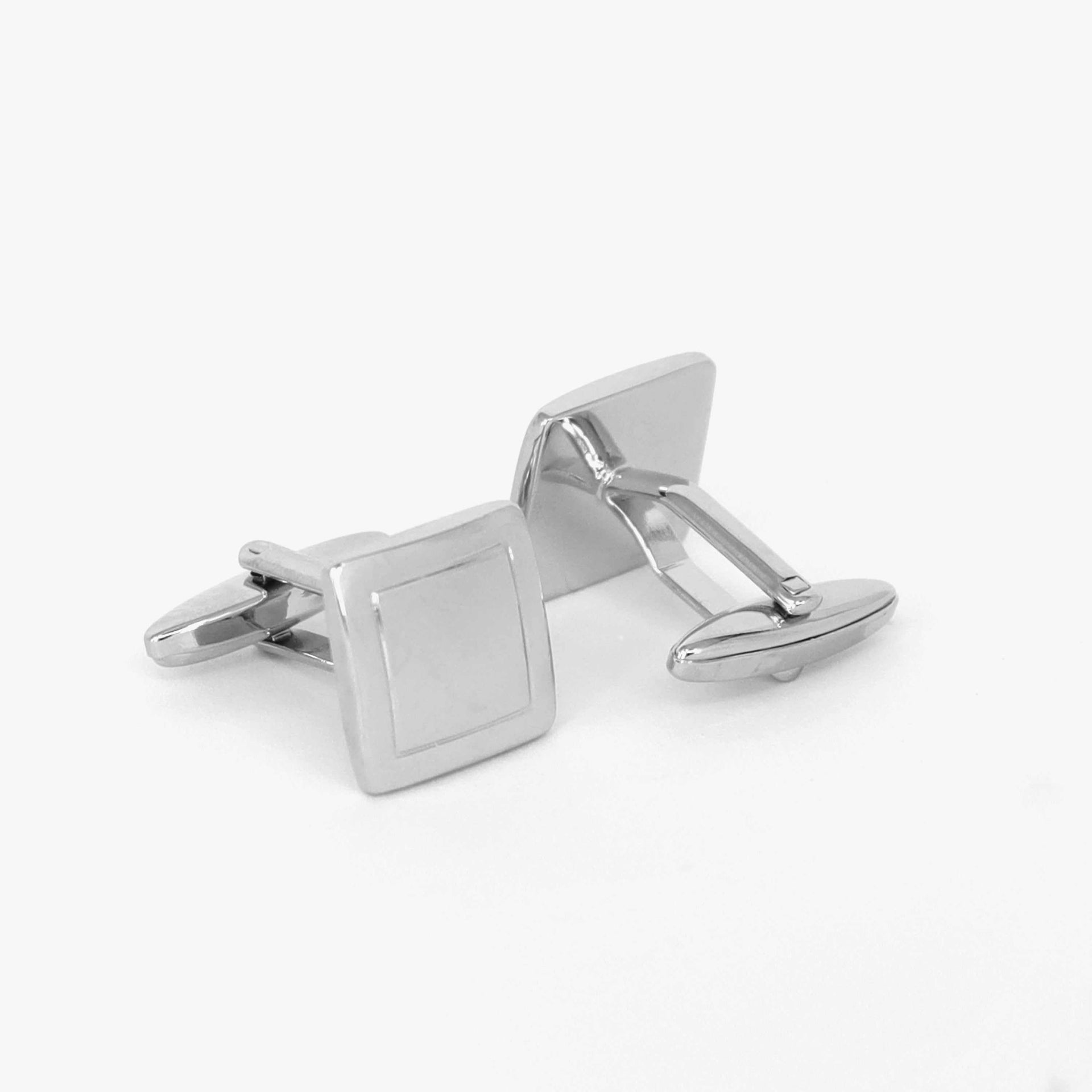 Square & Square Cufflinks in Silver